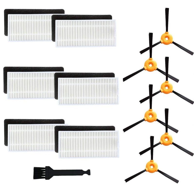 BBT BAMBOOST Replacement Parts Fit for EcoVacs DEEBOT N79S, N79,500,N79W, 600, 601, 661 Robotic Vacuums Accessories (Filters, Side Brushes) - Image 1